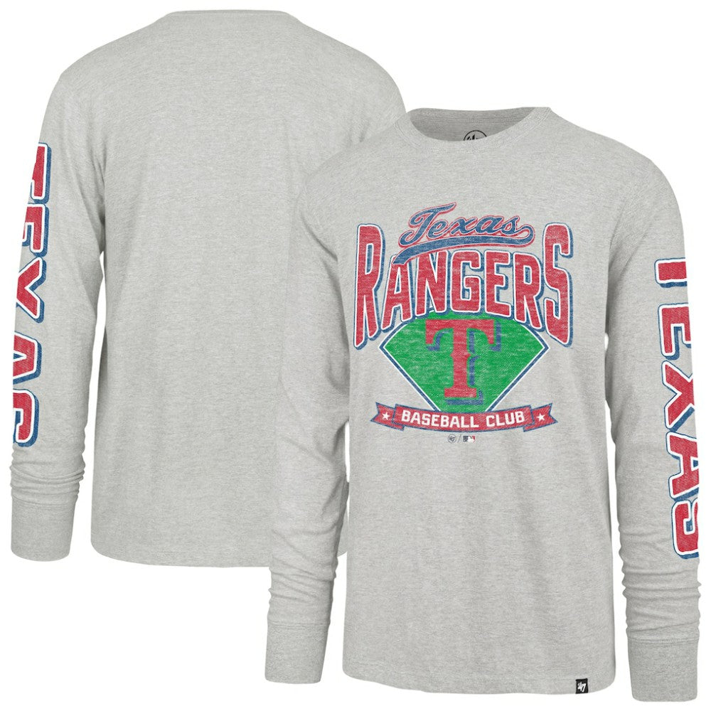 MLB Texas Rangers '47 Fair Ball Franklin Long Sleeve T-Shirt