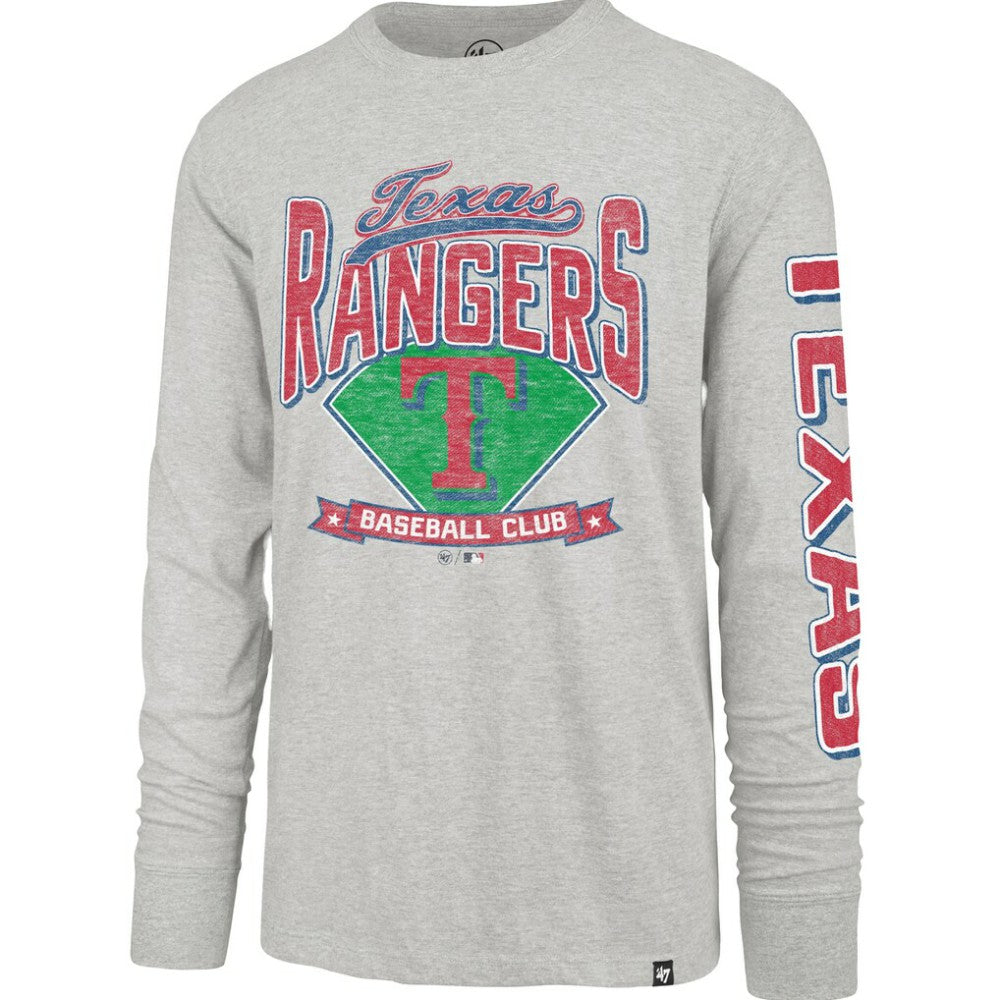 MLB Texas Rangers '47 Fair Ball Franklin Long Sleeve T-Shirt