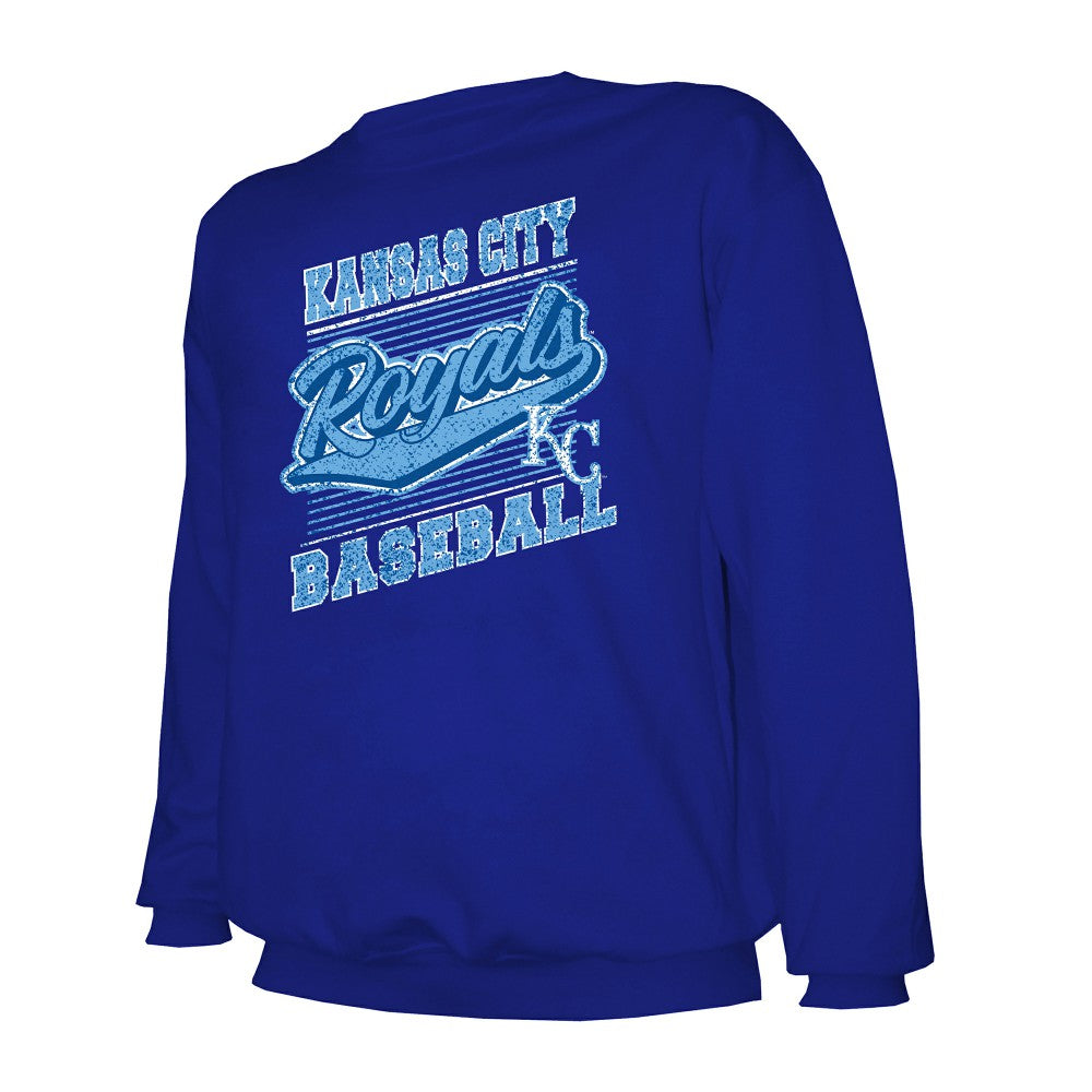 MLB Kansas City Royals Stitches Lightweight Crew Sweatshirt
