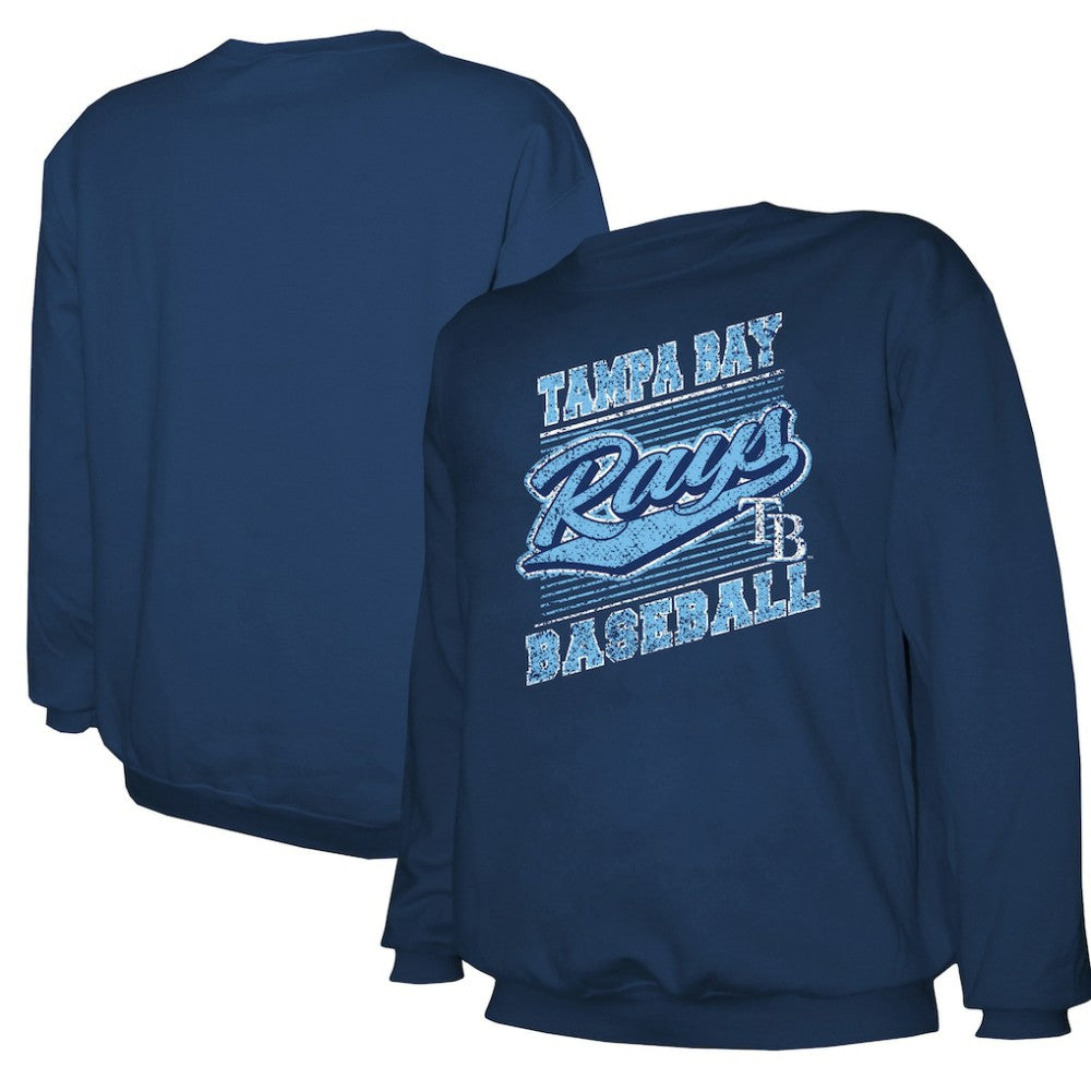 MLB Tampa Bay Rays Stitches Lightweight Crew Sweatshirt