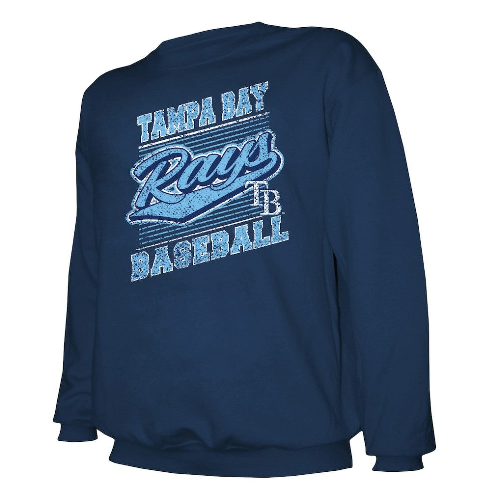 MLB Tampa Bay Rays Stitches Lightweight Crew Sweatshirt