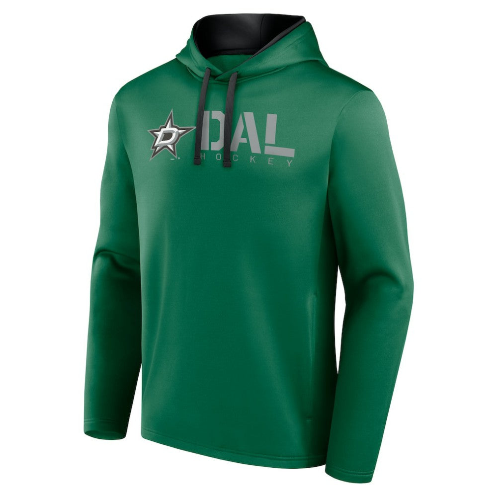 NHL Kelly Green Dallas Stars Logo Athletic Head Start Pullover Hoodie