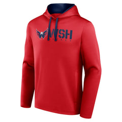 NHL Red Washington Capitals Logo Athletic Head Start Pullover Hoodie