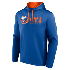 NHL Royal New York Islanders Logo Athletic Head Start Pullover Hoodie