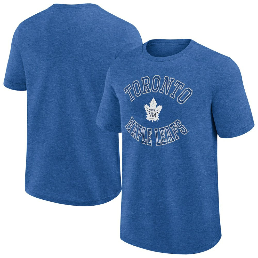 NHL Heather Blue Toronto Maple Leafs Logo Athletic Success T-Shirt