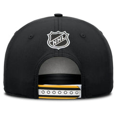 NHL Black Boston Bruins Fanatics 2025 NHL Draft Authentic Pro On-Stage Podium A-Frame Adjustable Hat