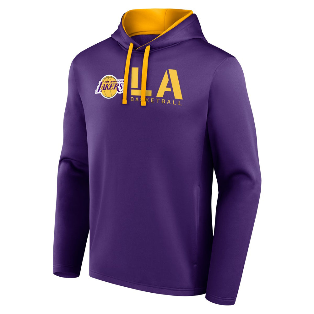 NBA Los Angeles Lakers Logo Athletic Head Start Pullover Hoodie