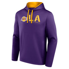 NBA Los Angeles Lakers Logo Athletic Head Start Pullover Hoodie