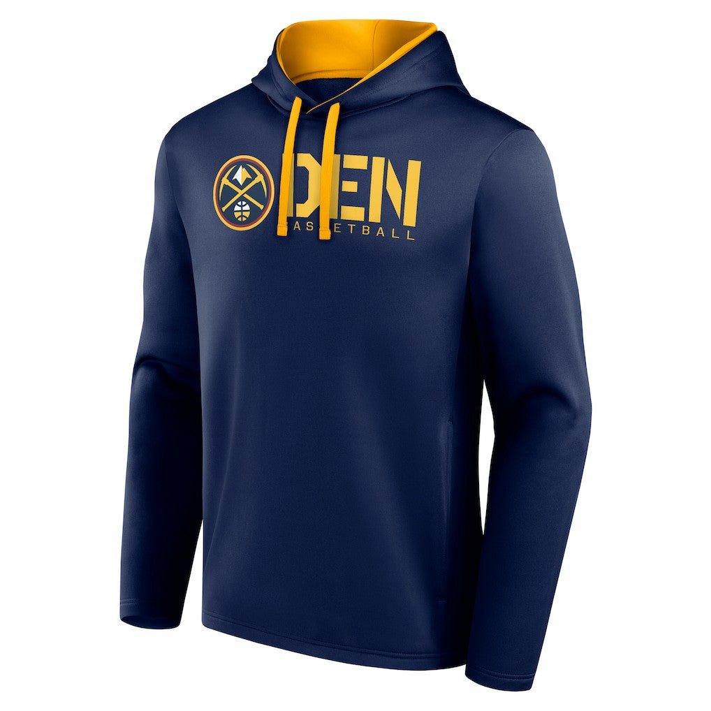 NBA Denver Nuggets Logo Athletic Head Start Pullover Hoodie sale