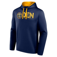 NBA Denver Nuggets Logo Athletic Head Start Pullover Hoodie sale
