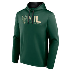 NBA Milwaukee Bucks Logo Athletic Head Start Pullover Hoodie