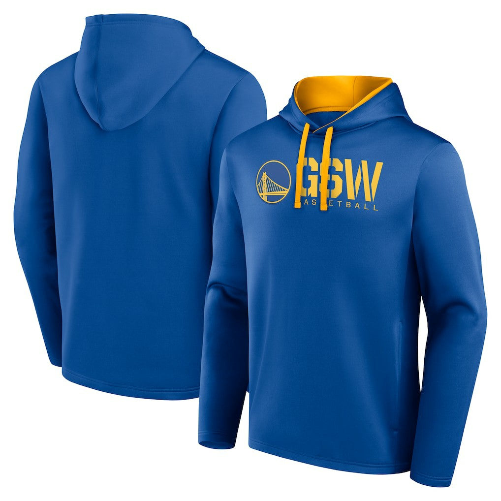 NBA Golden State Warriors Logo Athletic Head Start Pullover Hoodie sale