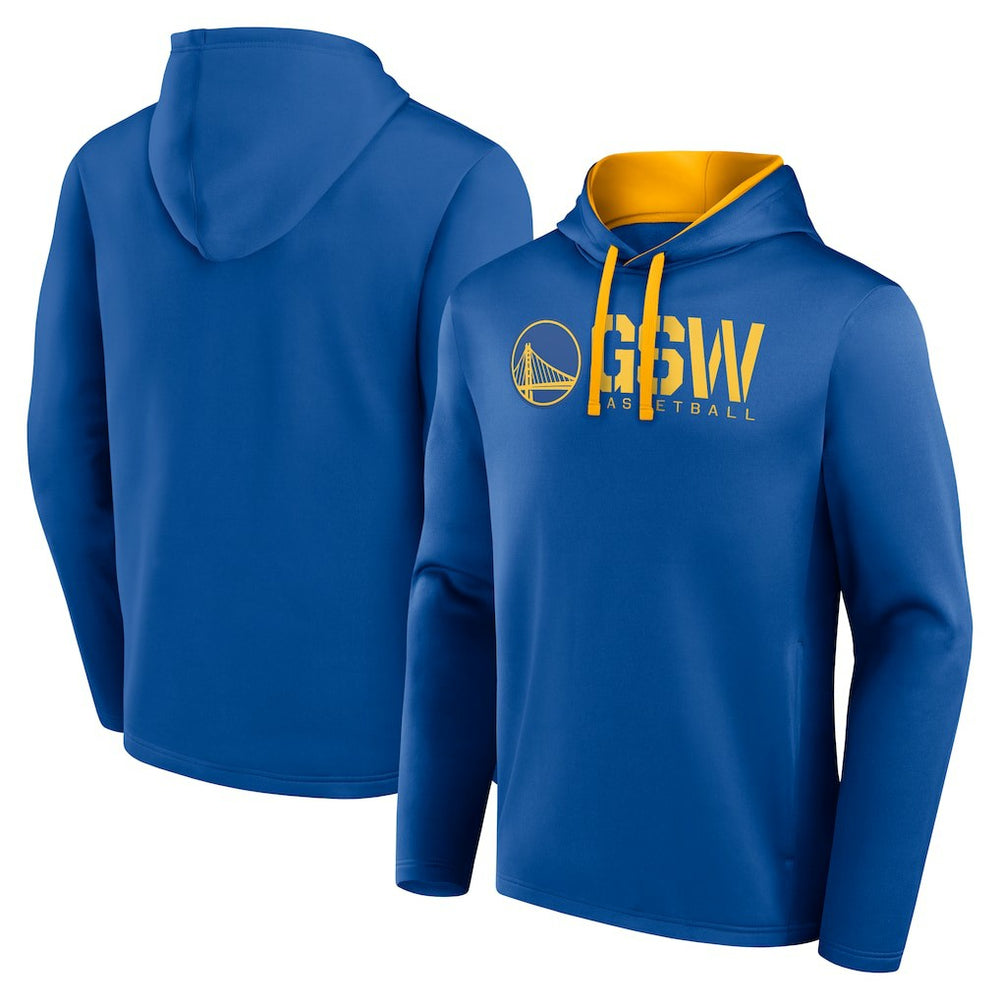 NBA Golden State Warriors Logo Athletic Head Start Pullover Hoodie sale