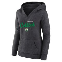NBA Boston Celtics Logo Athletic Women's Triumphant V-Neck Pullover Hoodie