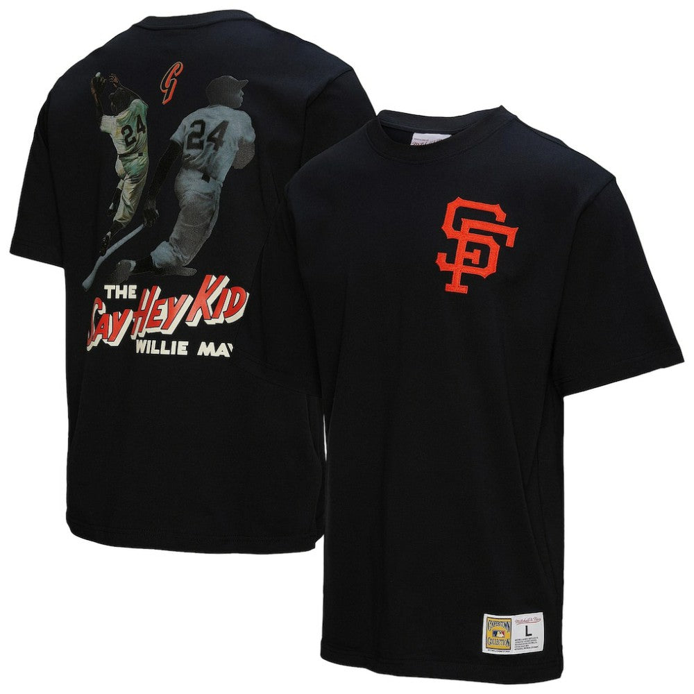 MLB Willie Mays San Francisco Giants Mitchell & Ness Legends Collection Vintage Logo T-Shirt