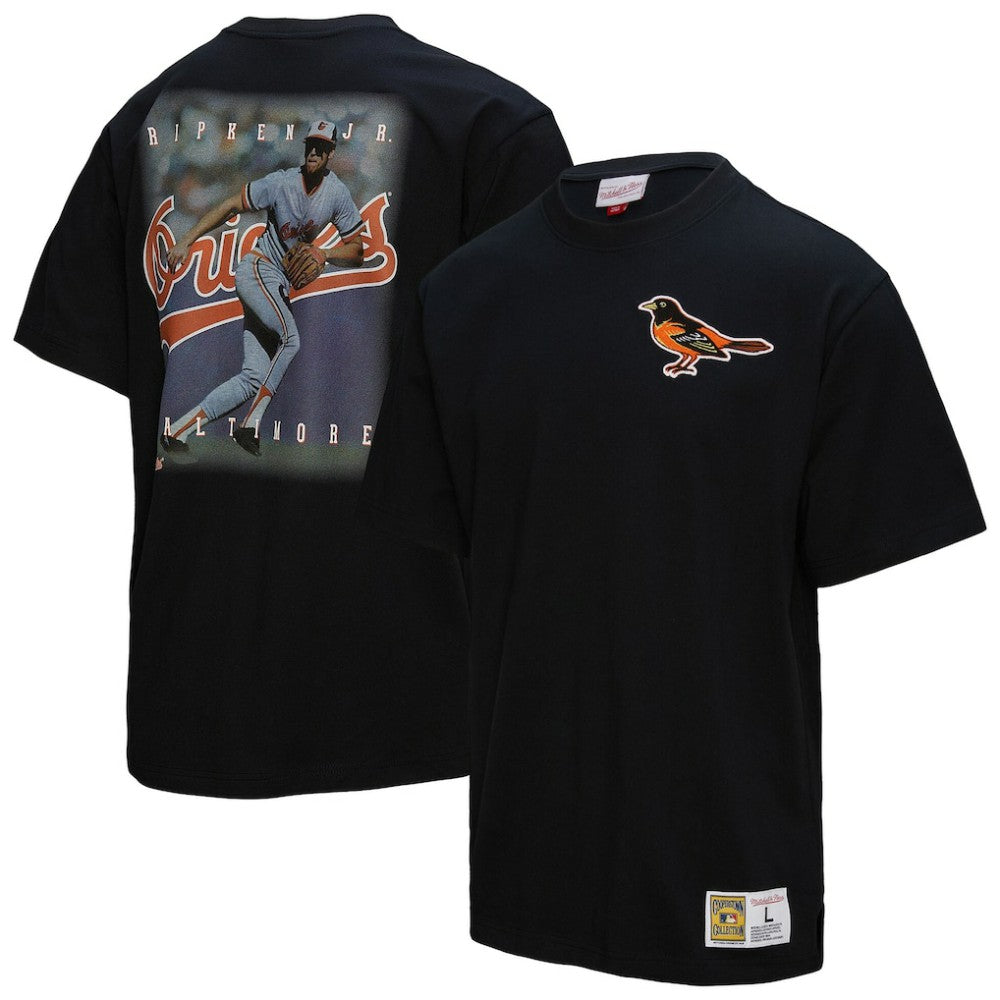 MLB Cal Ripken Jr. Baltimore Orioles Mitchell & Ness Legends Collection Vintage Logo T-Shirt