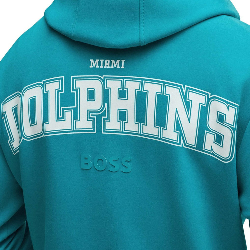 Hugo Boss Unisex Woodson Tri-Blend Hoodie - Miami Dolphins