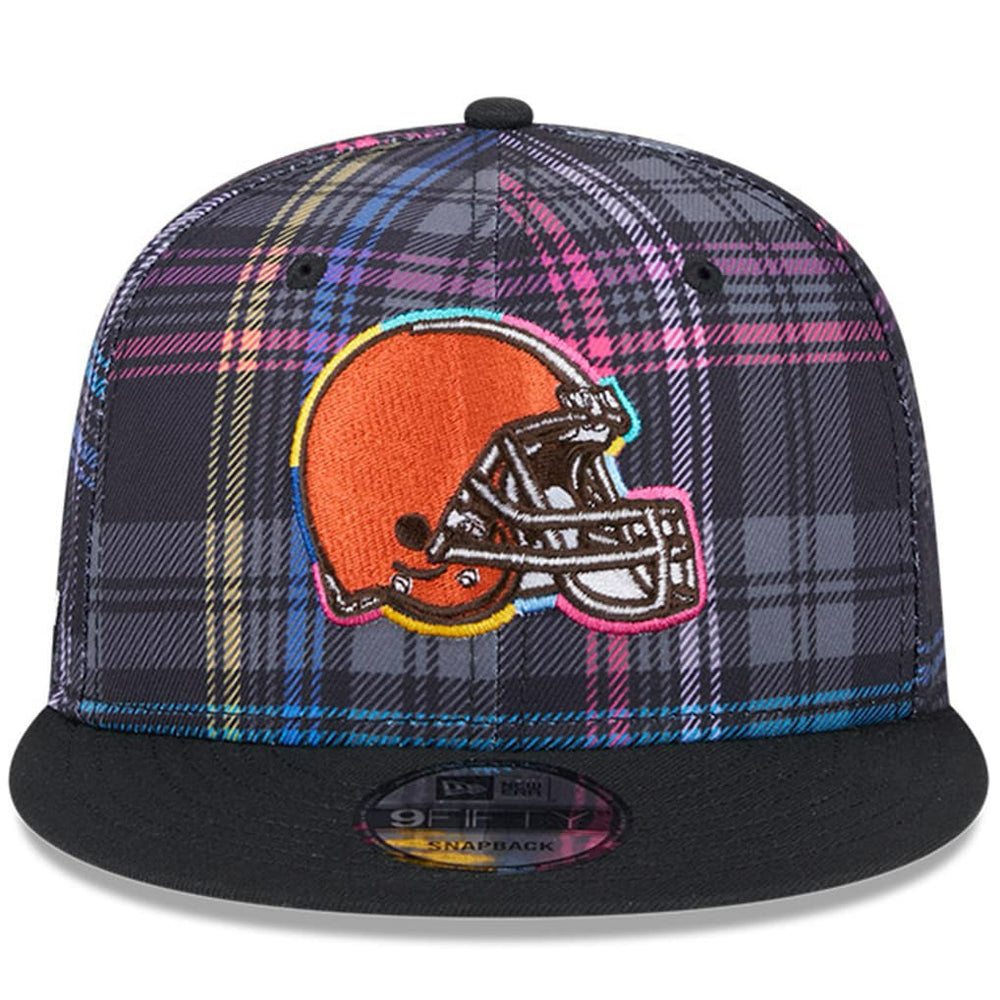 2024 NFL Crucial Catch Plaid 9FIFTY Snapback Hat - Cleveland Browns