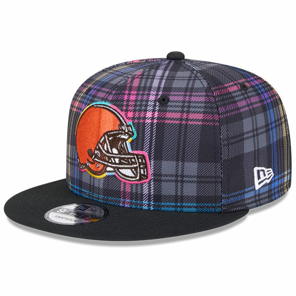 2024 NFL Crucial Catch Plaid 9FIFTY Snapback Hat - Cleveland Browns