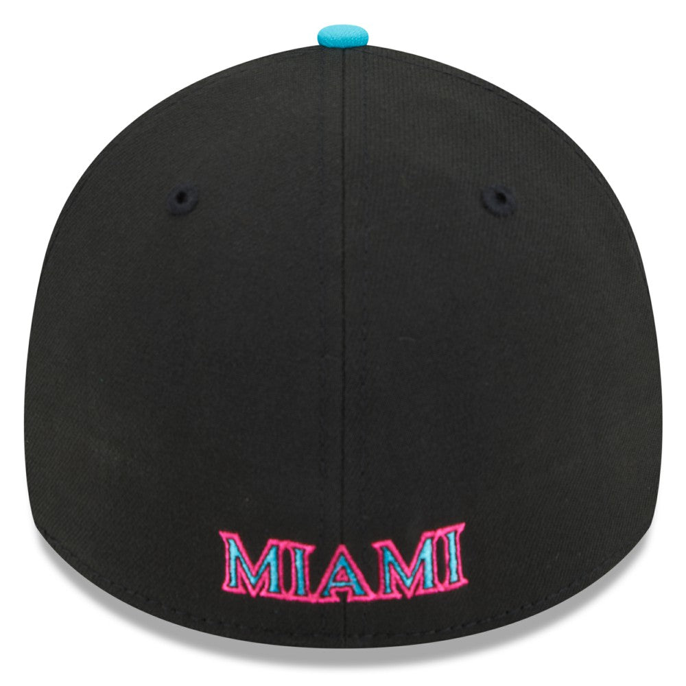 MLB Miami Marlins New Era 2025 City Connect 39THIRTY Flex Hat