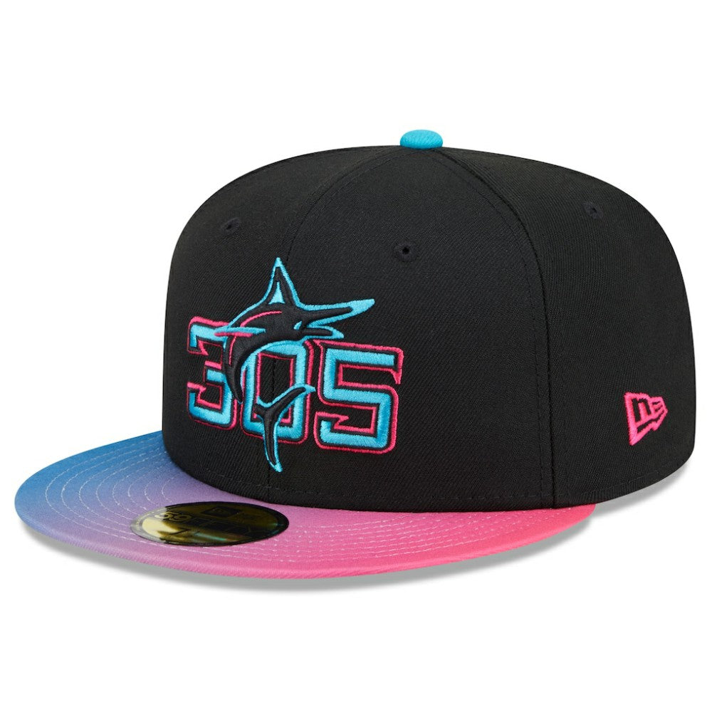 MLB Miami Marlins New Era 2025 City Connect 59FIFTY Fitted Hat