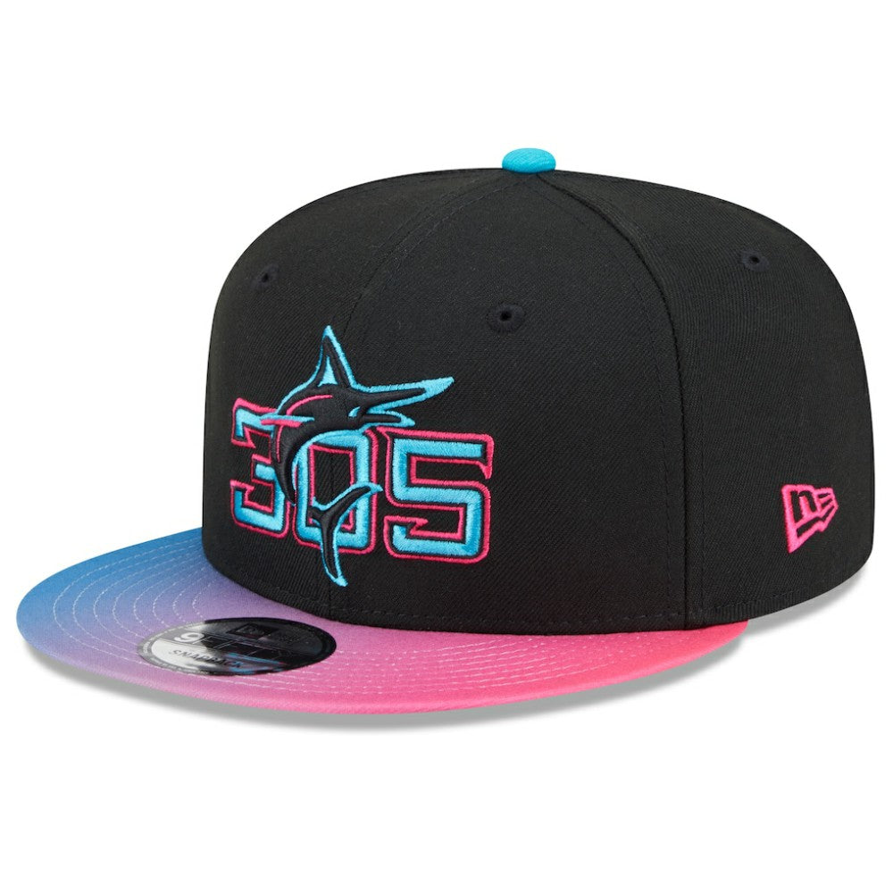 MLB Miami Marlins New Era 2025 City Connect 9FIFTY Snapback Hat