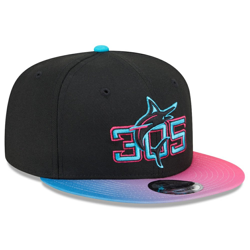 MLB Miami Marlins New Era 2025 City Connect 9FIFTY Snapback Hat
