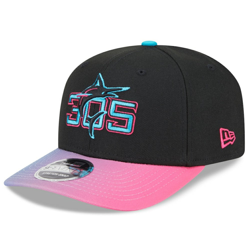 MLB Miami Marlins New Era 2025 City Connect 9SEVENTY Adjustable Hat