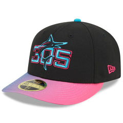 MLB Miami Marlins New Era 2025 City Connect Low Profile 59FIFTY Fitted Hat