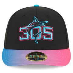 MLB Miami Marlins New Era 2025 City Connect Low Profile 59FIFTY Fitted Hat