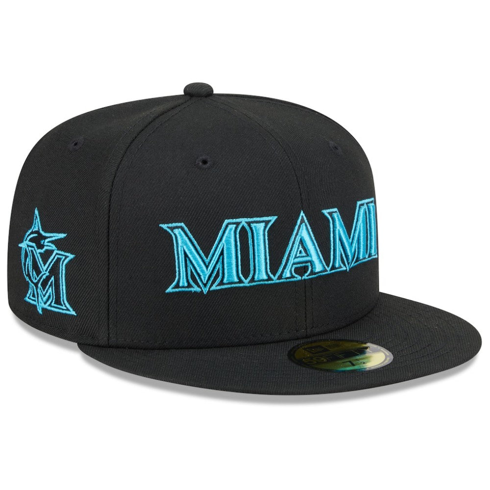 MLB Miami Marlins New Era 2025 City Connect 59FIFTY Fitted Hat