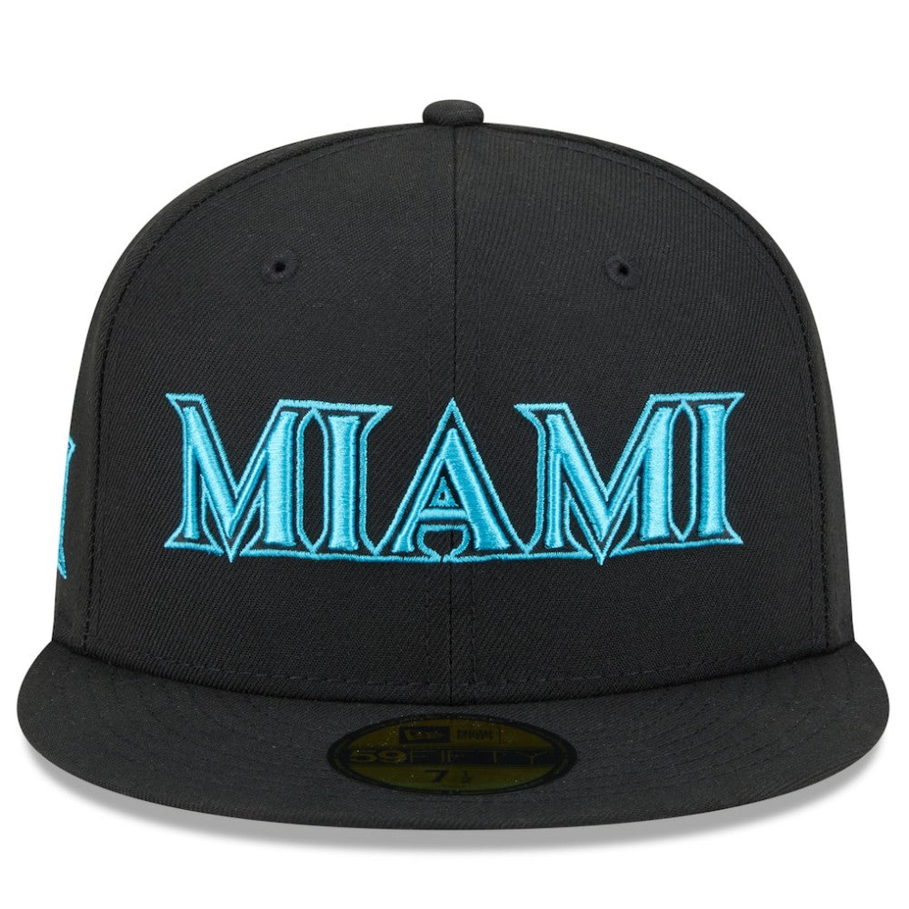 MLB Miami Marlins New Era 2025 City Connect 59FIFTY Fitted Hat