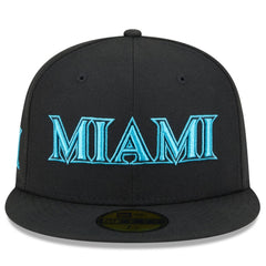 MLB Miami Marlins New Era 2025 City Connect 59FIFTY Fitted Hat