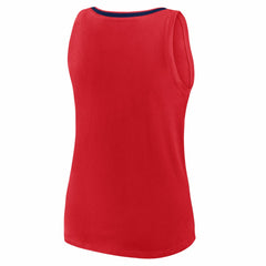 MLB St. Louis Cardinals Logo Athletic Women's Stellar Win V-Neck Tank Top