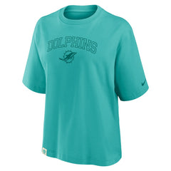 Women's Glory Arch Boxy T-Shirt - Miami Dolphins