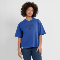 Women's Glory Arch Boxy T-Shirt - Los Angeles Rams