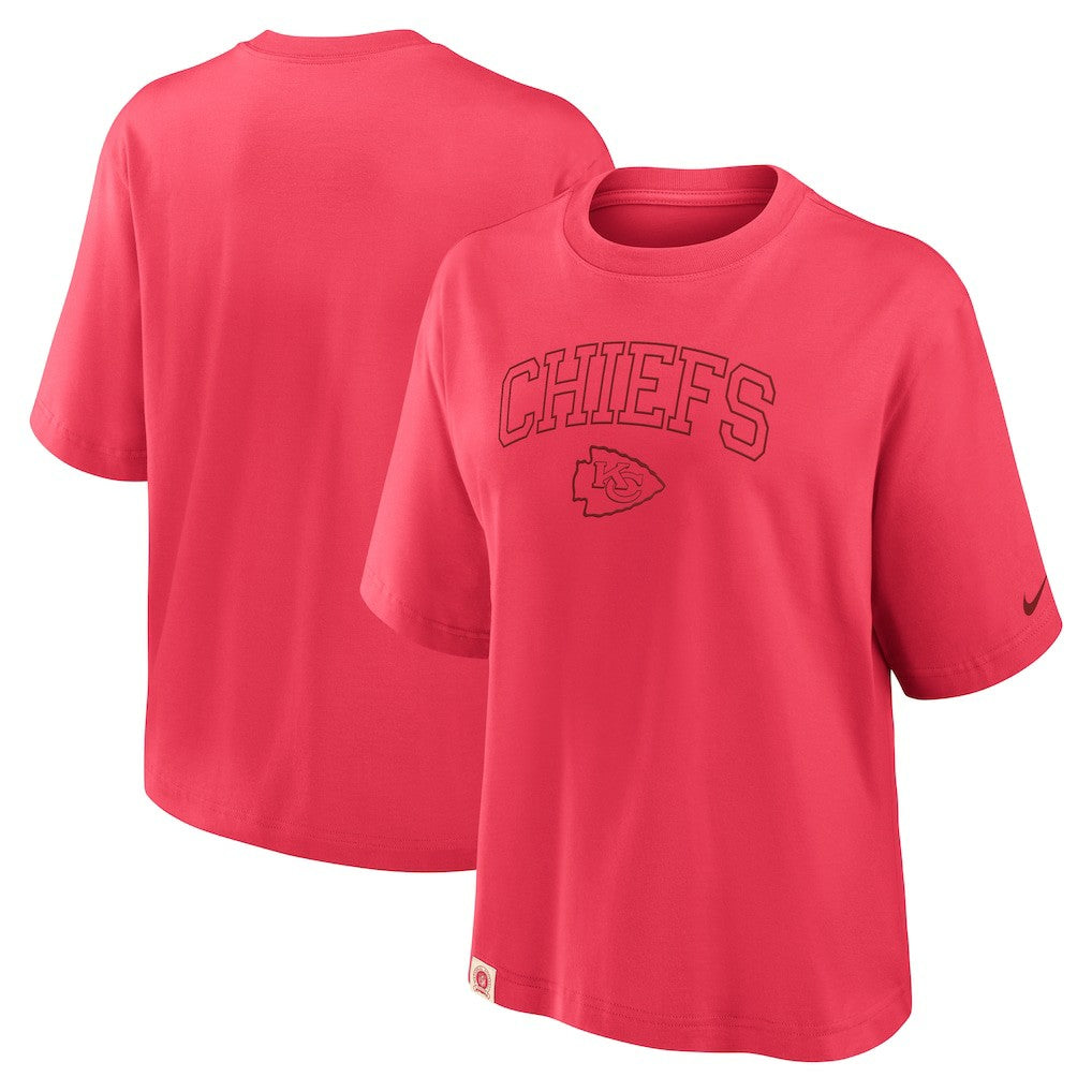 Women's Glory Arch Boxy T-Shirt - Kansas City Chiefs