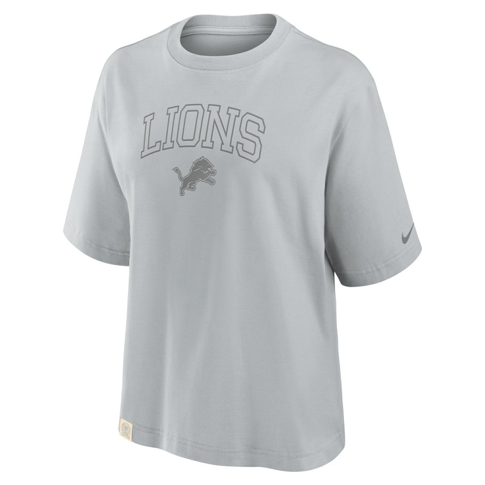 Women's Glory Arch Boxy T-Shirt - Detroit Lions