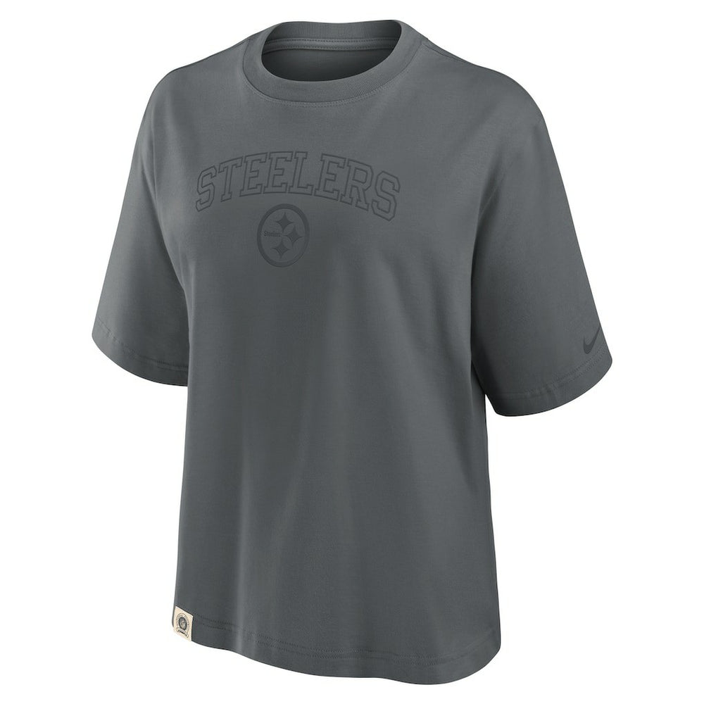 Women's Glory Arch Boxy T-Shirt - Pittsburgh Steelers