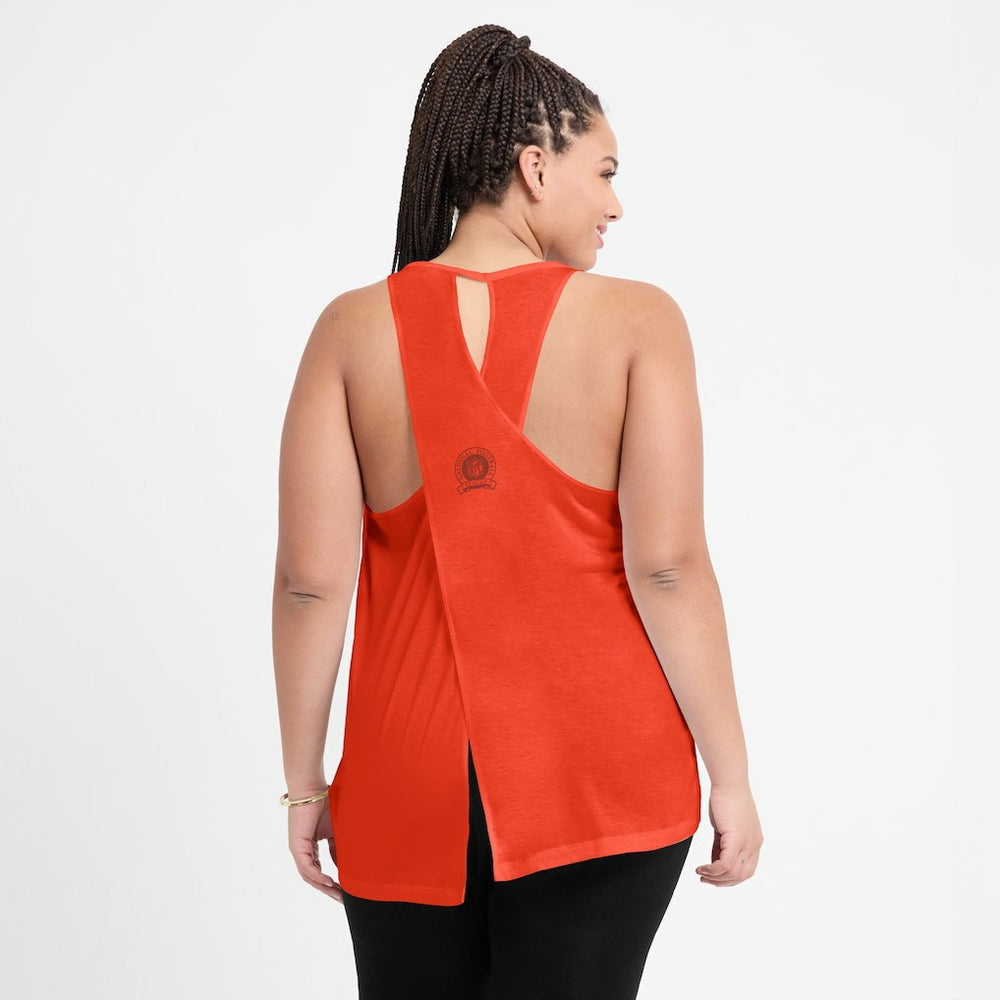 Women's Glory Open-Back Crisscross Dri-FIT Tank Top - Cincinnati Bengals