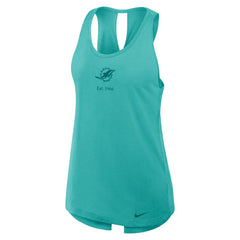 Women's Glory Open-Back Crisscross Dri-FIT Tank Top - Miami Dolphins