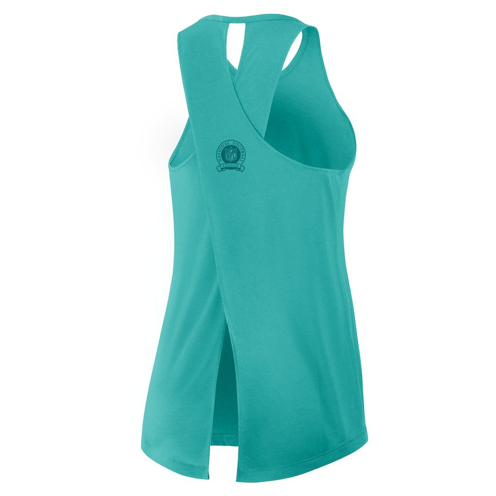 Women's Glory Open-Back Crisscross Dri-FIT Tank Top - Miami Dolphins