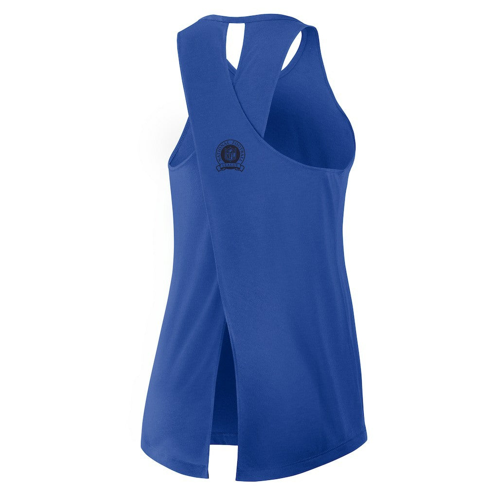 Women's Glory Open-Back Crisscross Dri-FIT Tank Top - Buffalo Bills