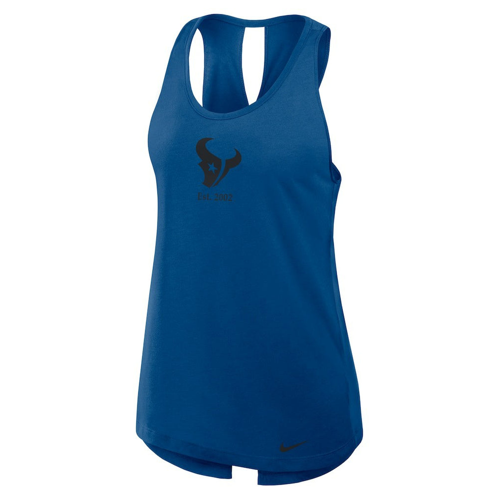Women's Glory Open-Back Crisscross Dri-FIT Tank Top - Houston Texans