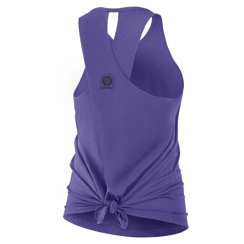 Women's Glory Open-Back Crisscross Dri-FIT Tank Top - Baltimore Ravens