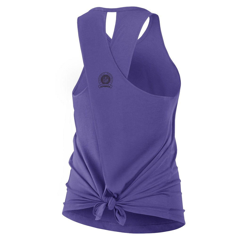 Women's Glory Open-Back Crisscross Dri-FIT Tank Top - Minnesota Vikings