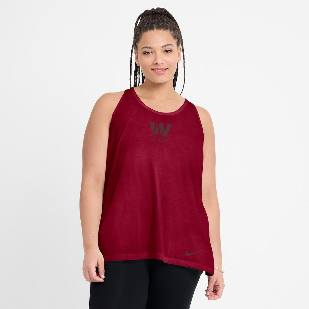 Women's Glory Open-Back Crisscross Dri-FIT Tank Top - Washington Commanders