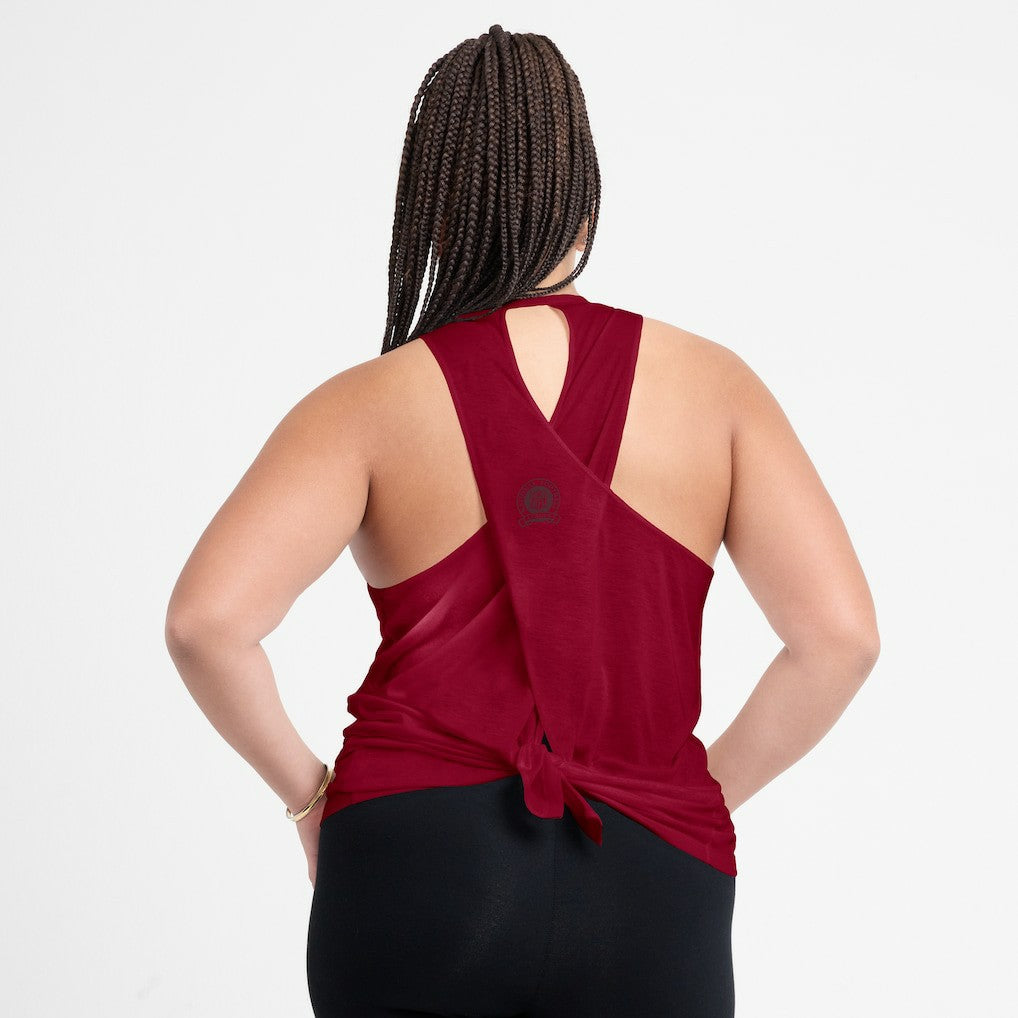Women's Glory Open-Back Crisscross Dri-FIT Tank Top - Washington Commanders