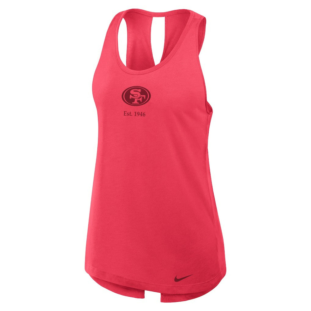 Women's Glory Open-Back Crisscross Dri-FIT Tank Top - San Francisco 49ers