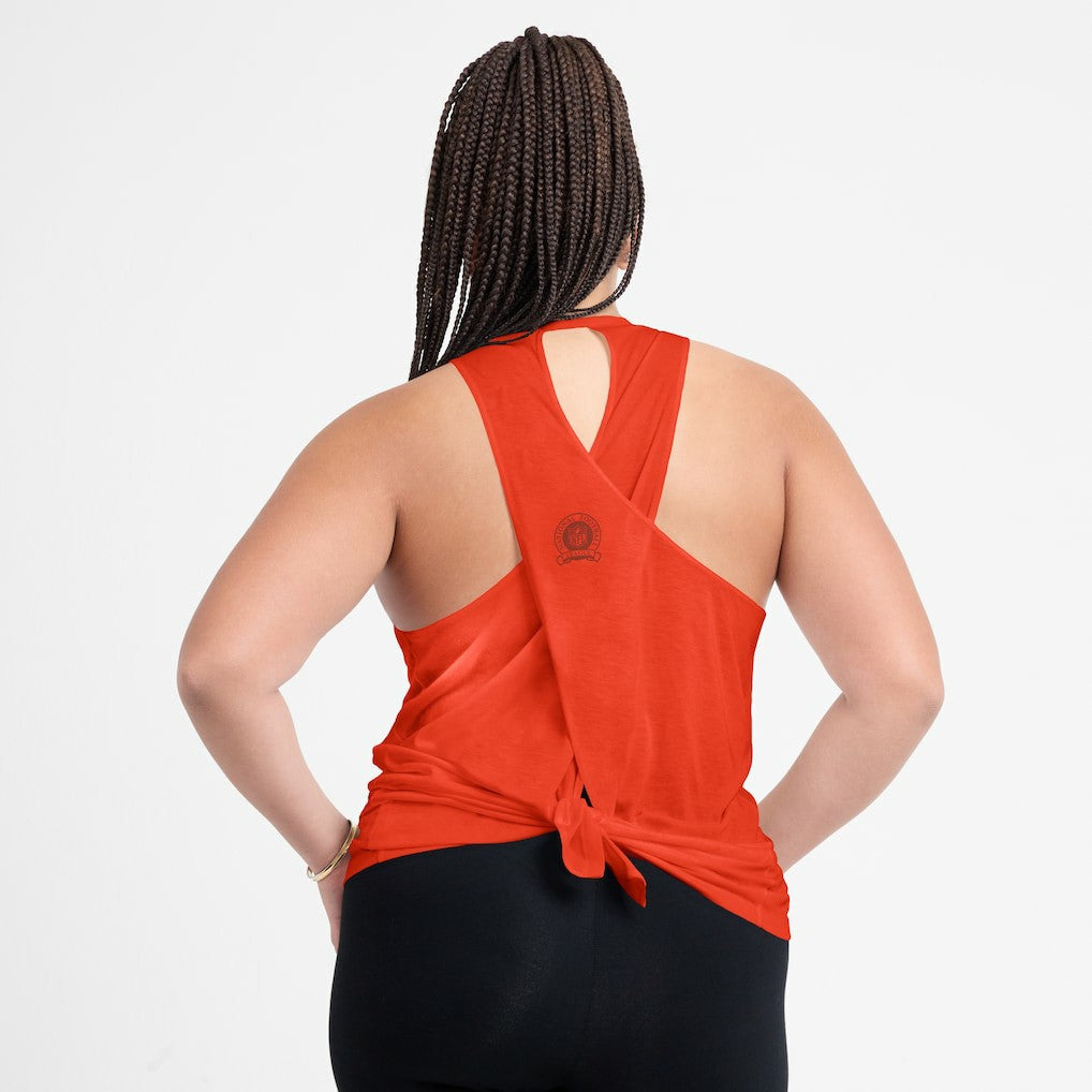 Women's Glory Open-Back Crisscross Dri-FIT Tank Top - Chicago Bears